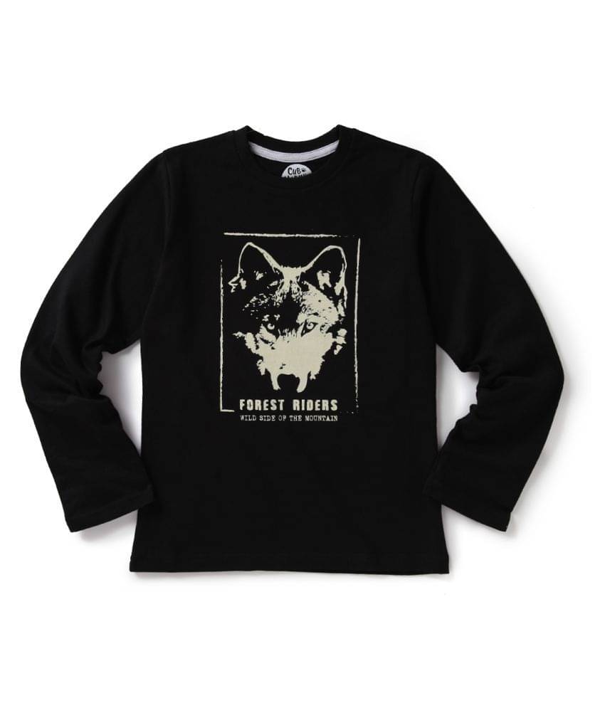     			Cub Mcpaws Pack of 2 Boys Cotton T-Shirt ( Black )