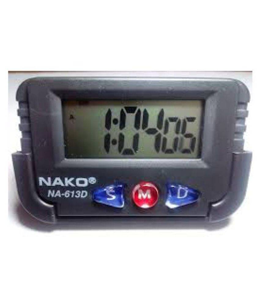 Multipurpose Digital Clock Alarm Stop watch for Car Dashboard Decoration / Study Table / Office / Home Multipurpose Digital Clock Alarm Stop watch for Car Dashboard Decoration / Study Table / Office / Home