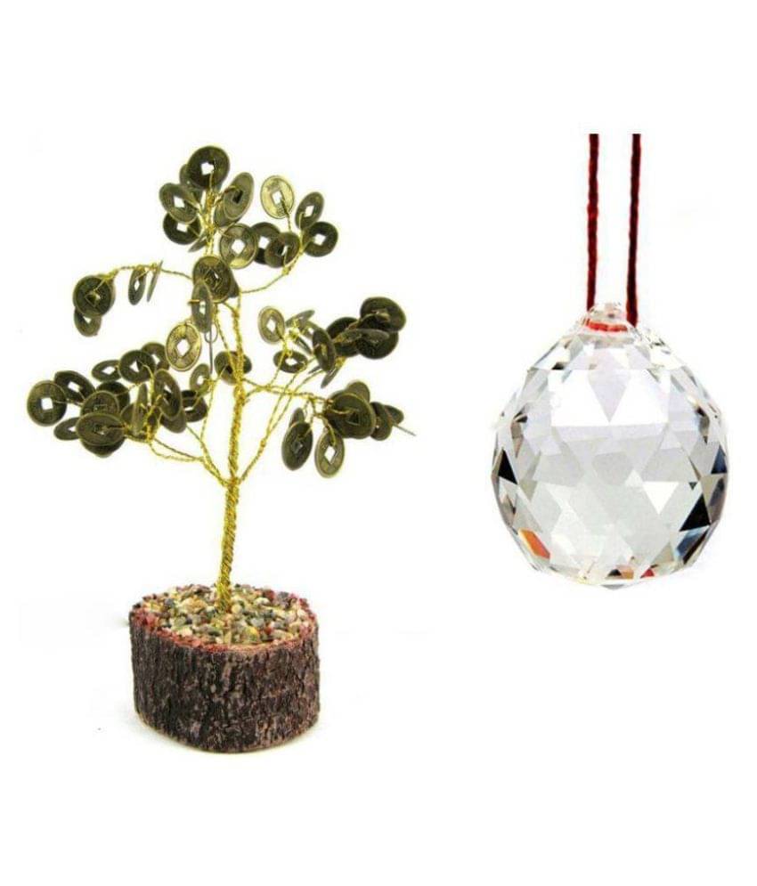     			DD1 coins tree and crystel hanging crystel ball