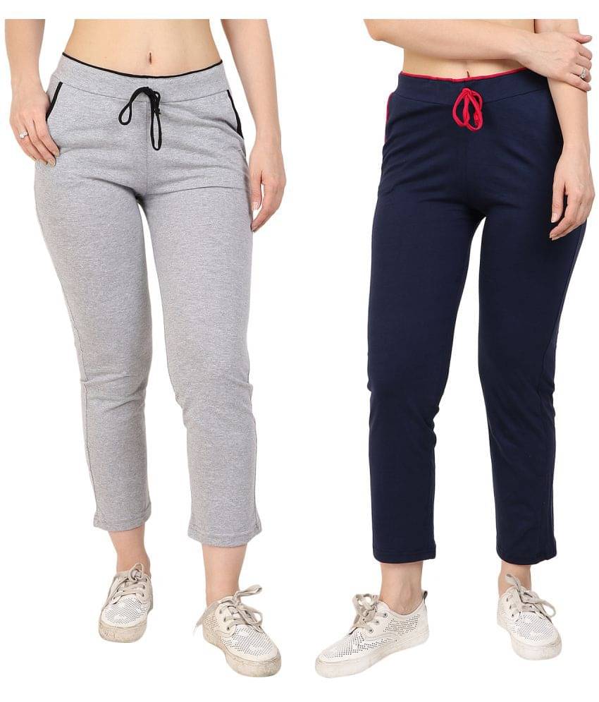     			Diaz Cotton Trackpants - Multi Color