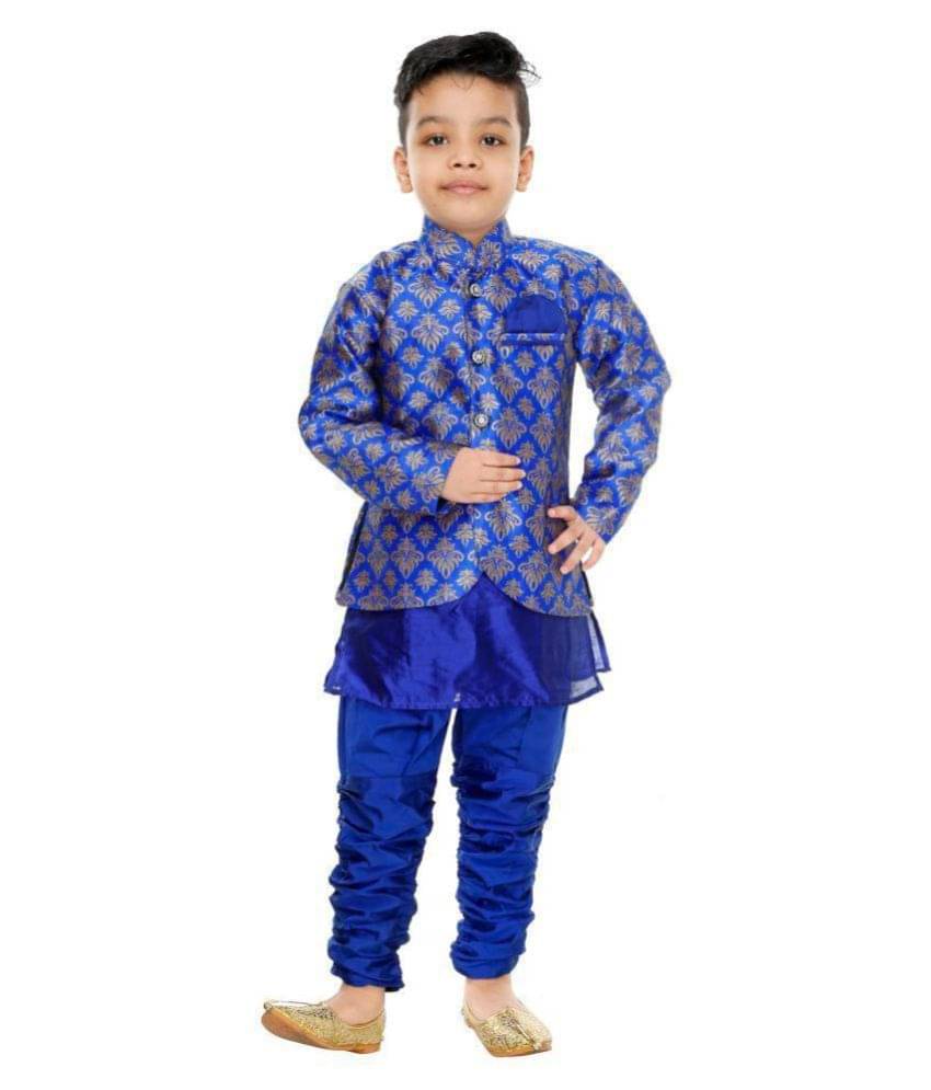     			Indokids Pack of 1 Boys Silk ( Royal Blue )
