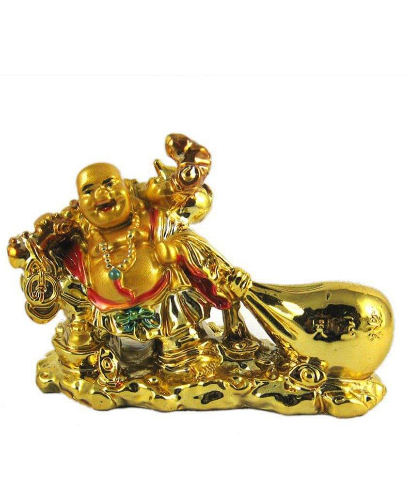     			Queen Collection  Laughing Buddha Drag The Money Potli