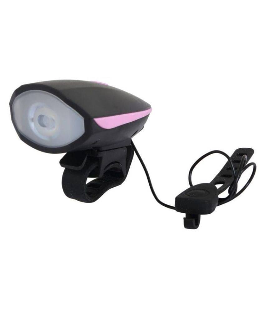 Dark Horse Bicycle CE Standard USB Rechargeable (2-in-1) 3 Mode LED Front Light 250 Lumens and 140 Db Loud Horn Bell (Pink) Dark Horse Bicycle CE Standard USB Rechargeable (2-in-1) 3 Mode LED Front Light 250 Lumens and 140 Db Loud Horn Bell (Pink)