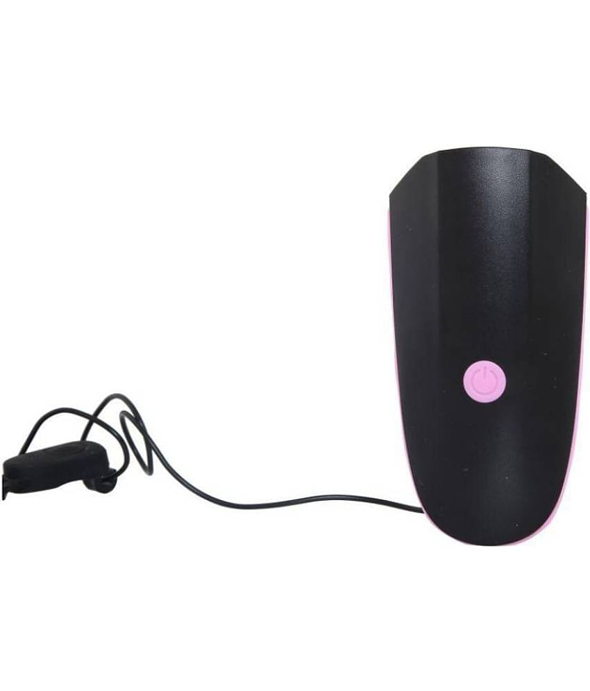 Dark Horse Bicycle CE Standard USB Rechargeable (2-in-1) 3 Mode LED Front Light 250 Lumens and 140 Db Loud Horn Bell (Pink)