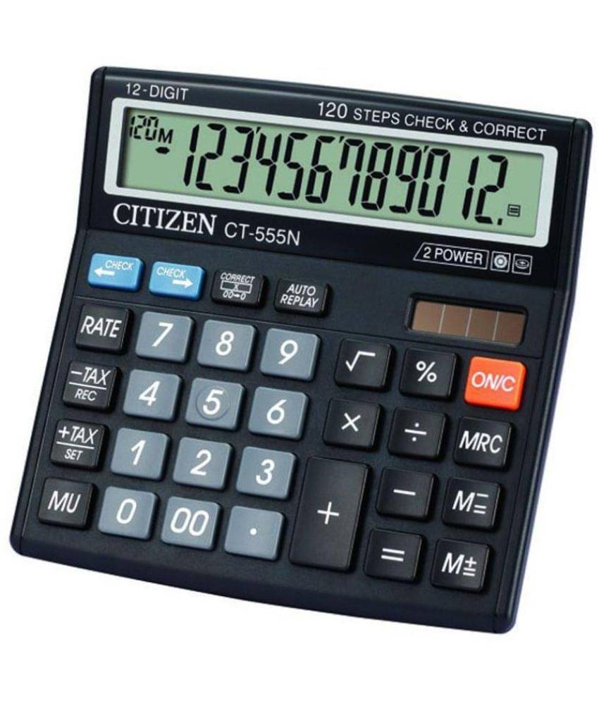 Citizen CT 555N Dual Power Basic Calculator Citizen CT 555N Dual Power Basic Calculator