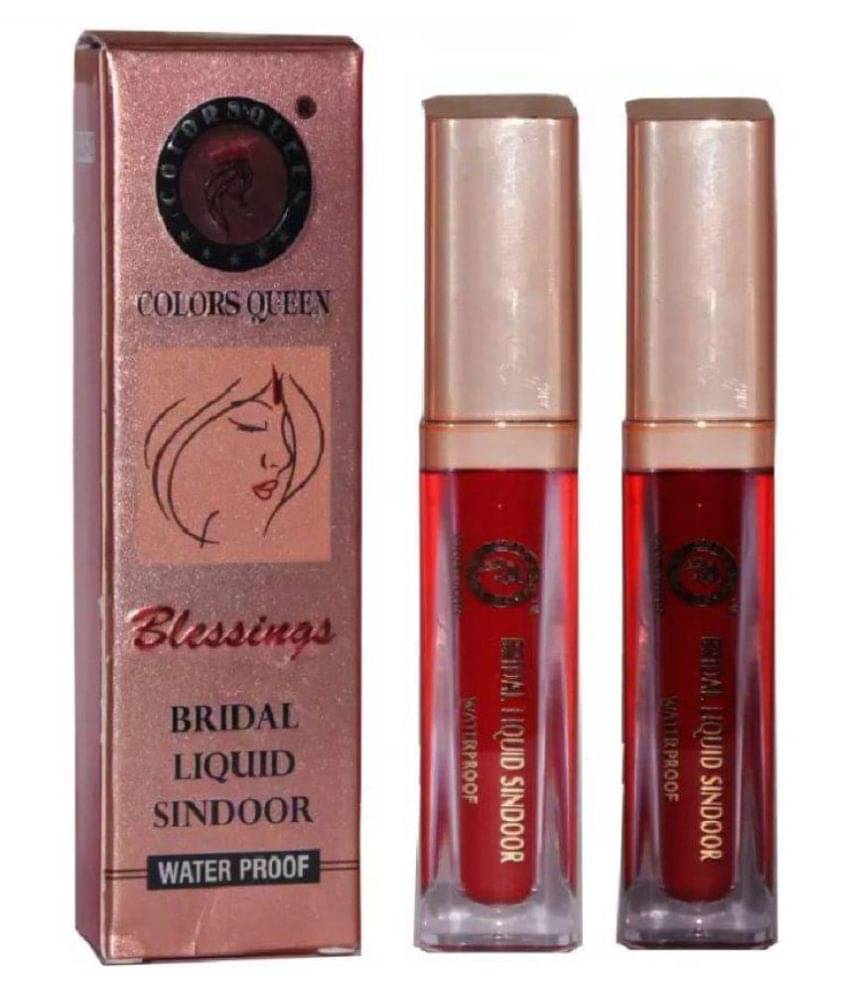     			Colors Queen Blessing Bridal Liquid Sindoor Waterproof Maroon 8g - Pack of 2