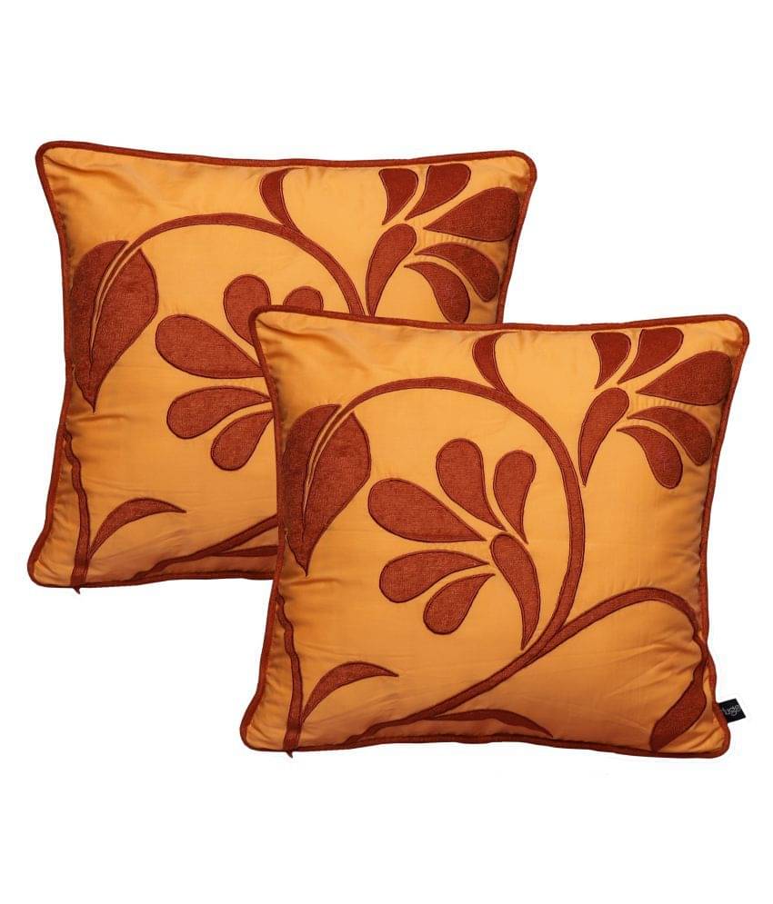     			Hugs'n'Rugs Set of 2 Cotton Cushion Covers 40X40 cm (16X16)