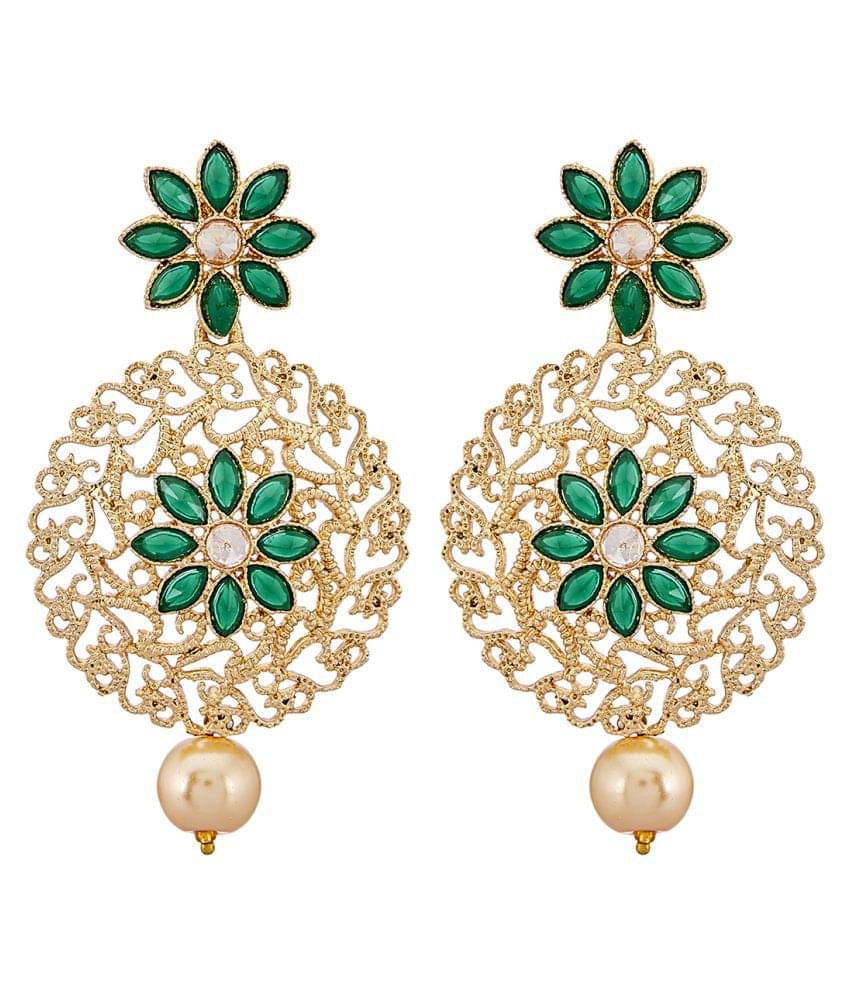     			Zeneme Dangle Drop Style Fancy Party Wear Earrings for Girls and Women
