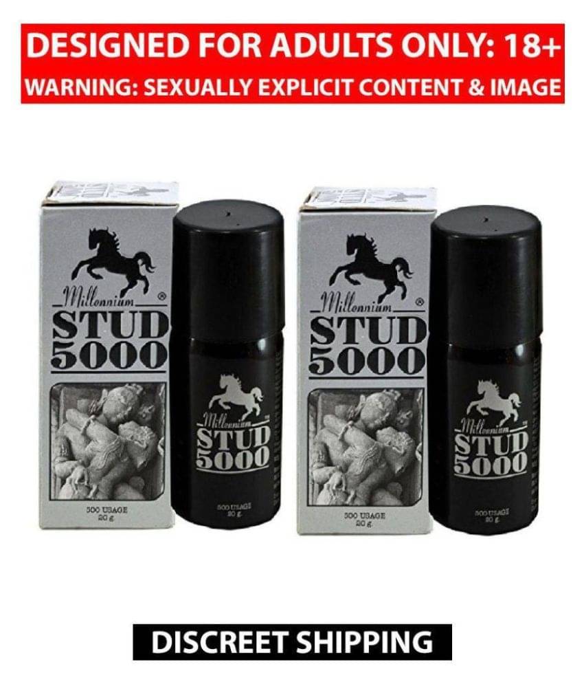     			Stud 5000 Xtra Timing Spray For Men Oil 20 gm Pack of 2