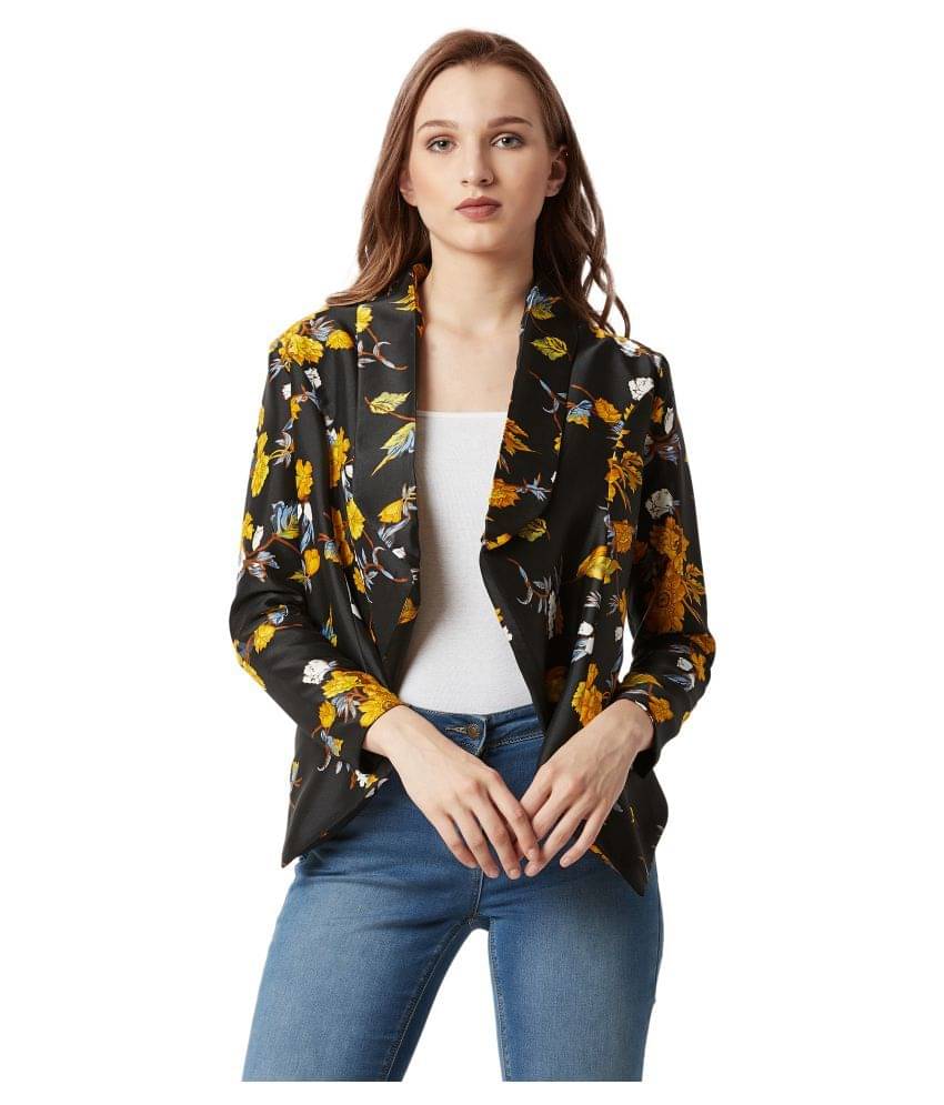    			Miss Chase Polyester Multi Color Blazers