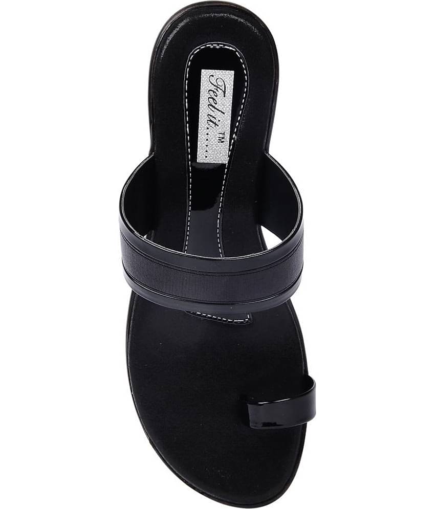 Feel It - Black Women's Wedges Heels