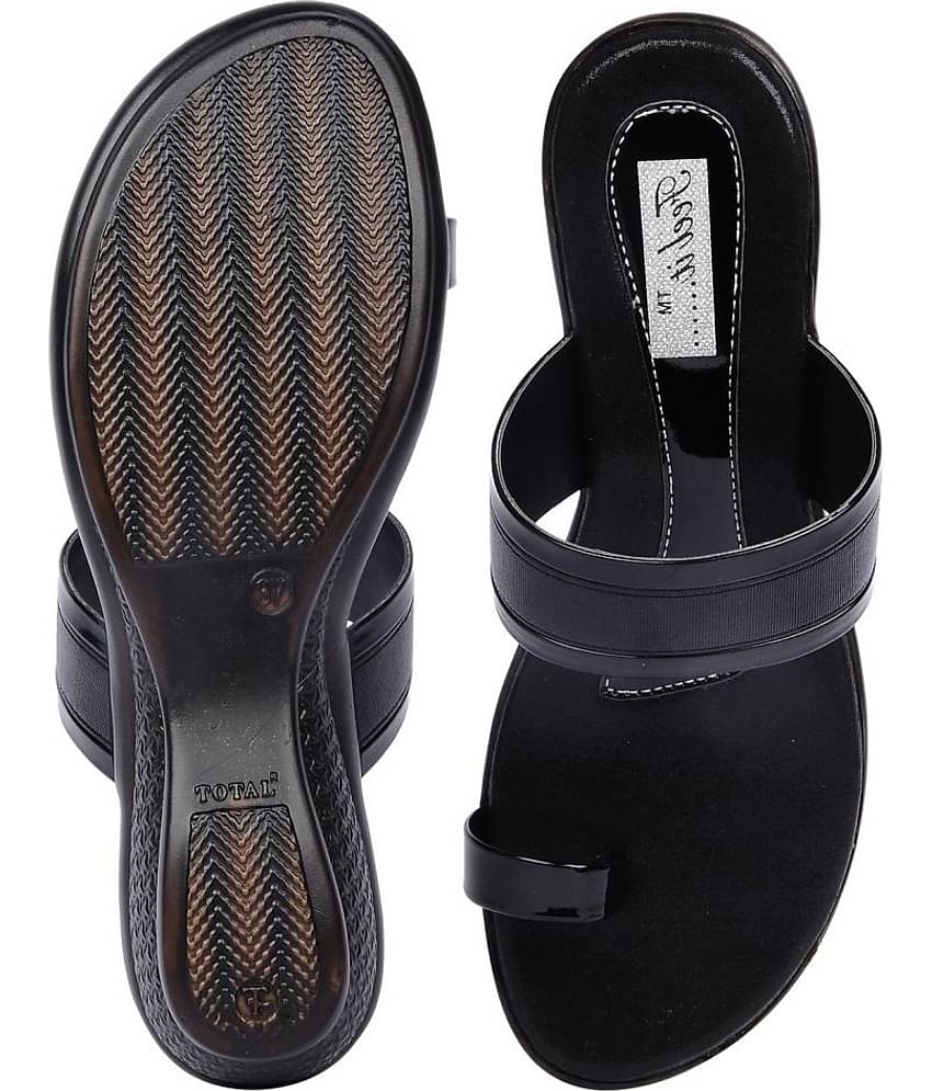 Feel It - Black Women's Wedges Heels