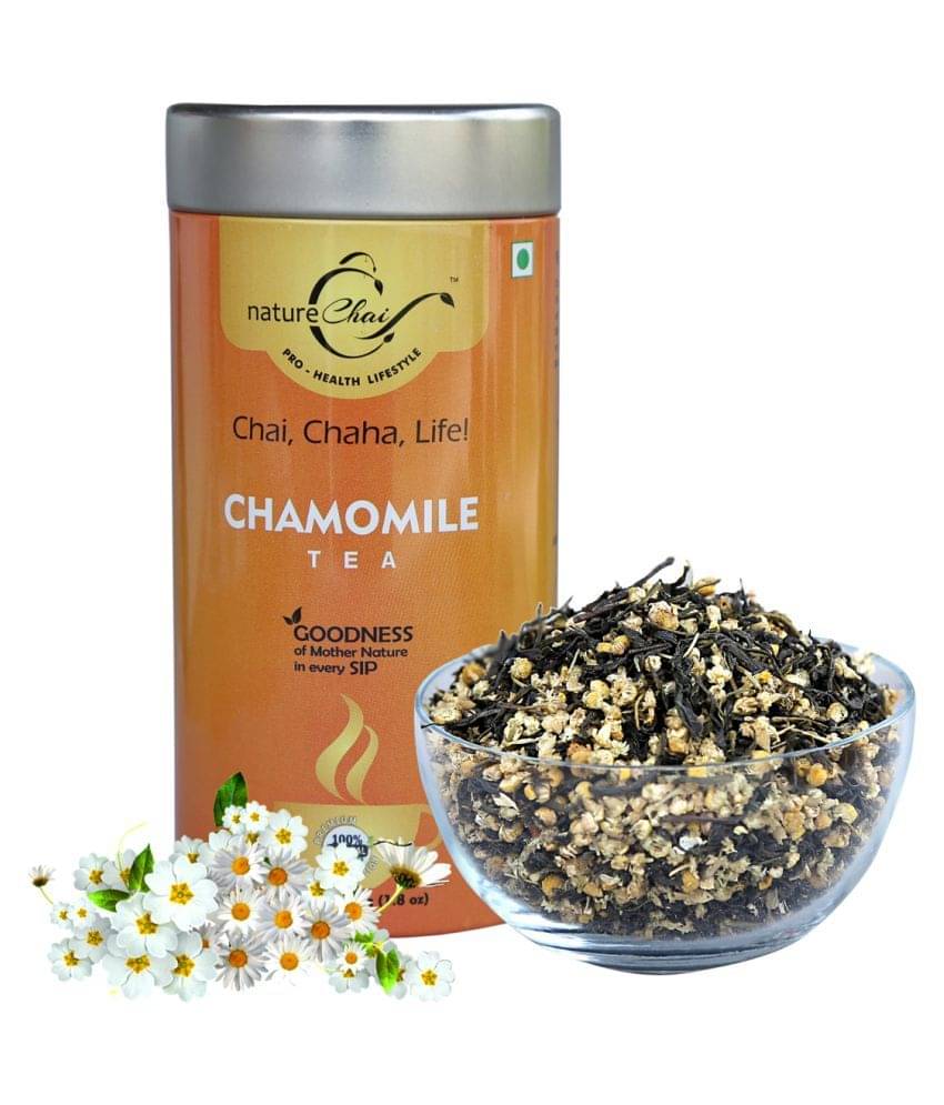 nature Chai Chamomile Tea Loose Leaf 50 gm     			nature Chai Chamomile Tea Loose Leaf 50 gm