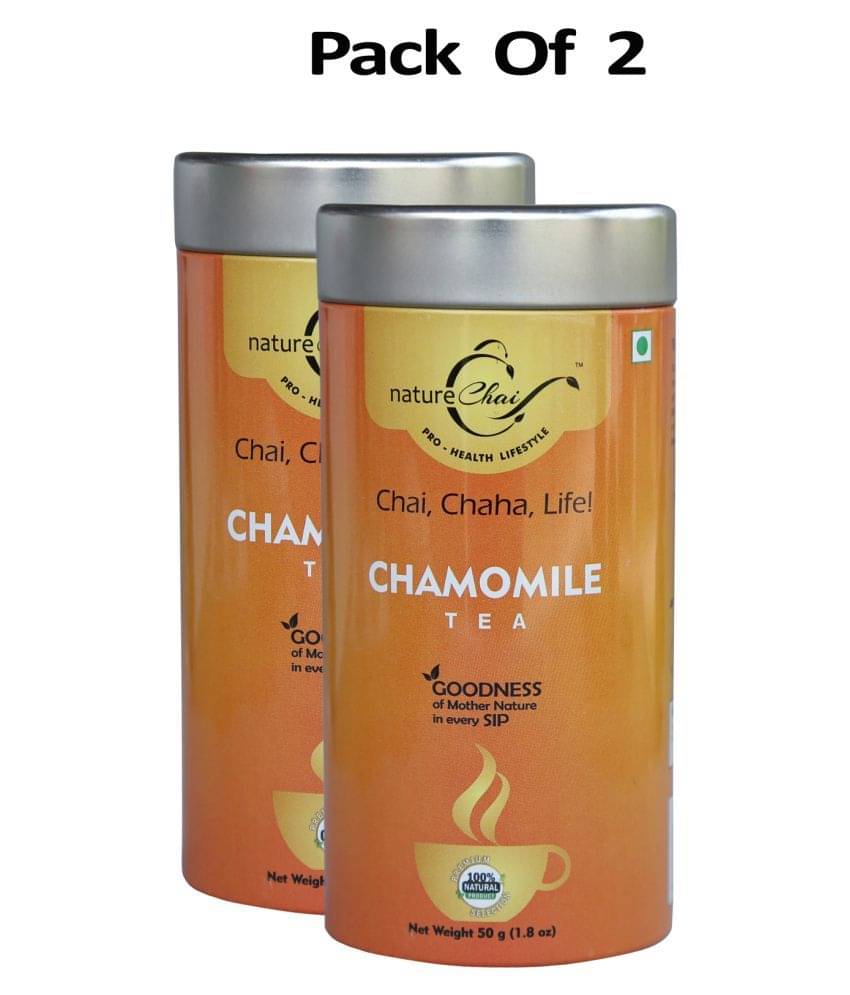     			nature Chai Chamomile Tea Loose Leaf 50 gm Pack of 2