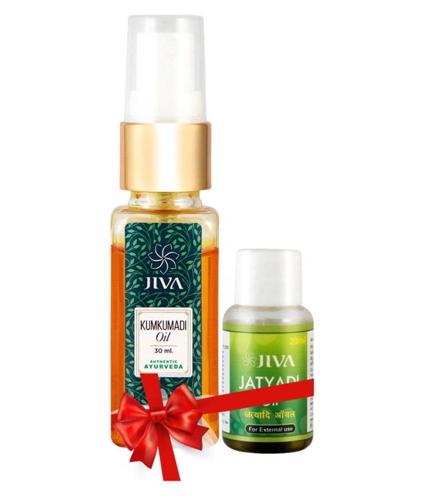Jiva Ayurveda Kumkumadi Oil with Jatyadi Oil Essential Oil 30 ml Jiva Ayurveda Kumkumadi Oil with Jatyadi Oil Essential Oil 30 ml