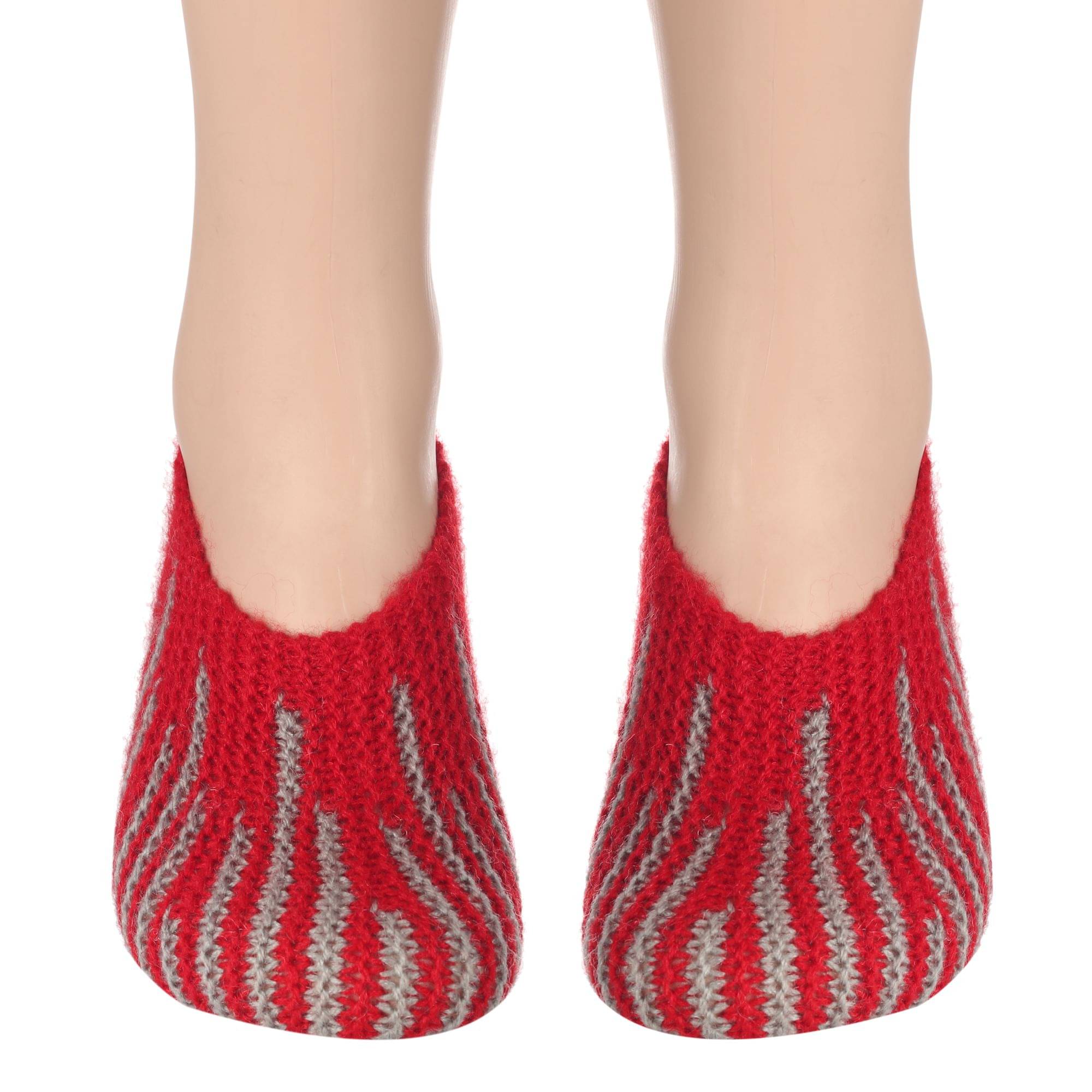     			KC Store - Multicolor Woollen Women's Footies ( Pack of 1 )
