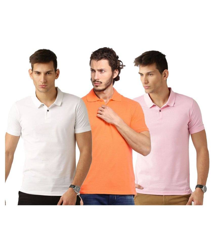 Galatea Multicolor Slim Fit Polo T Shirt Galatea Multicolor Slim Fit Polo T Shirt