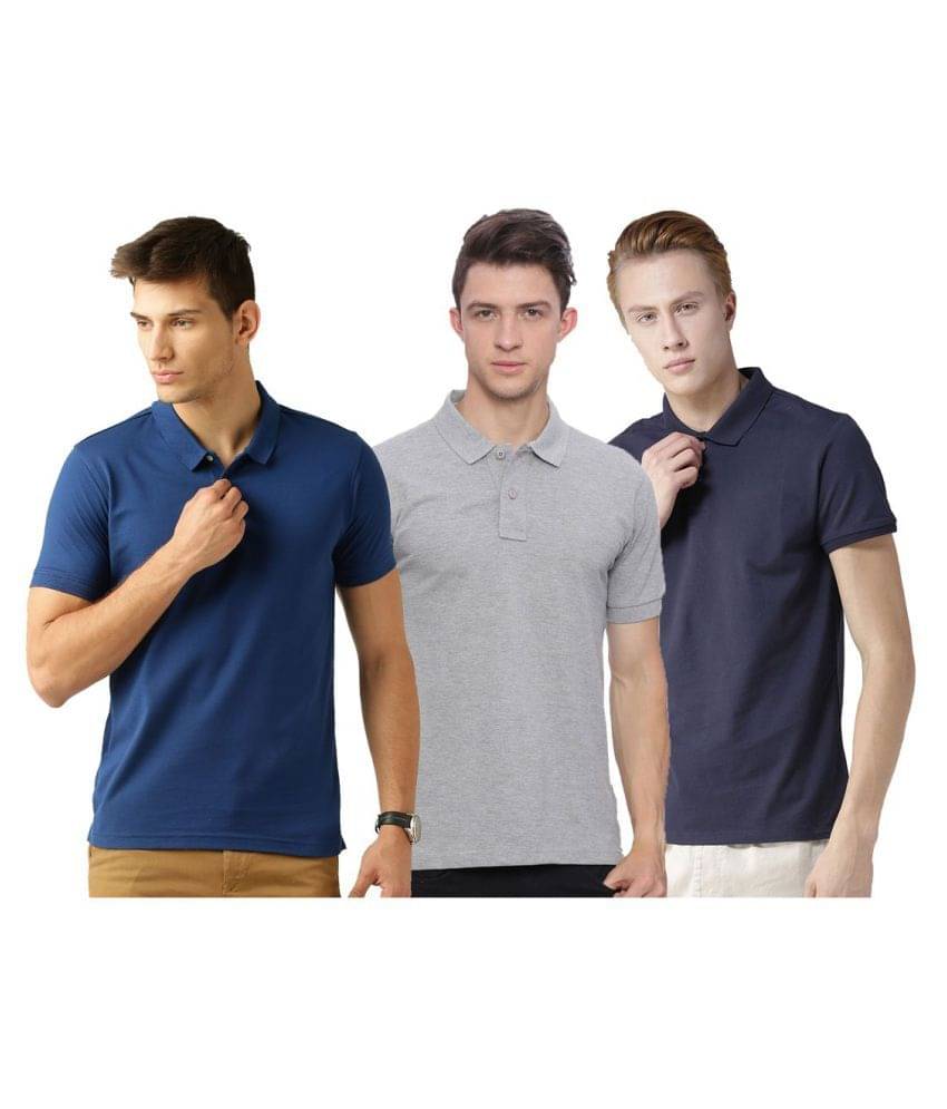 Galatea Multicolor Slim Fit Polo T Shirt Galatea Multicolor Slim Fit Polo T Shirt