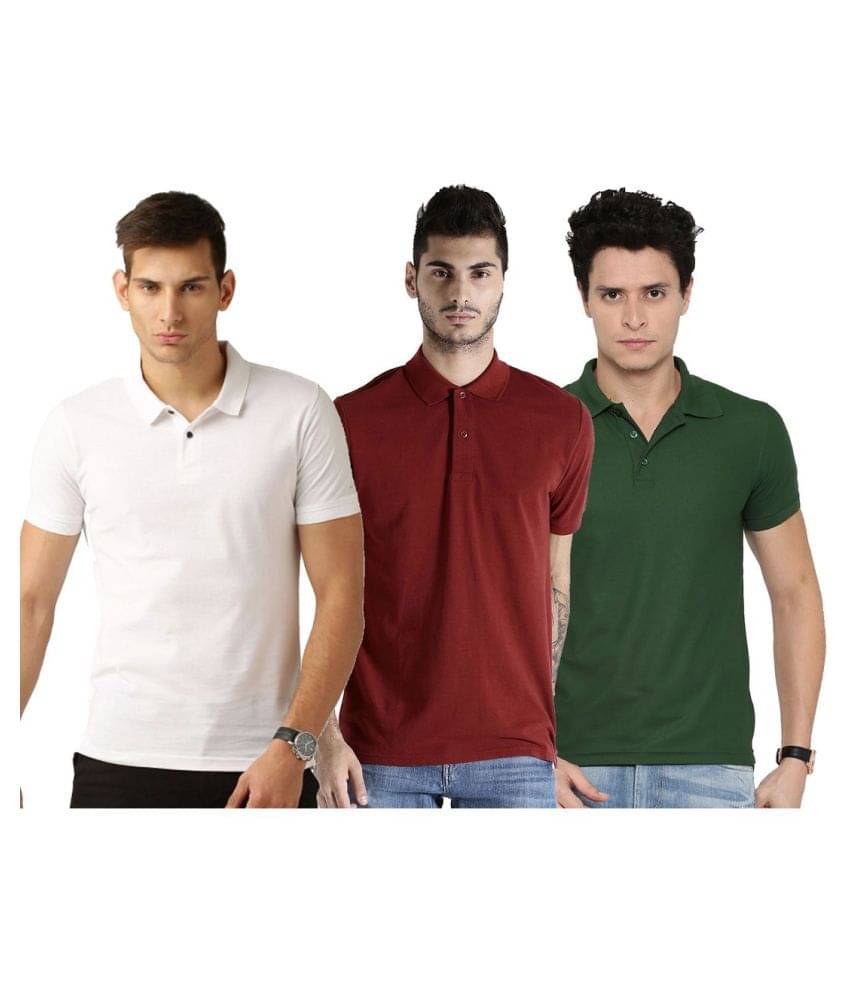     			Galatea Multicolor Slim Fit Polo T Shirt