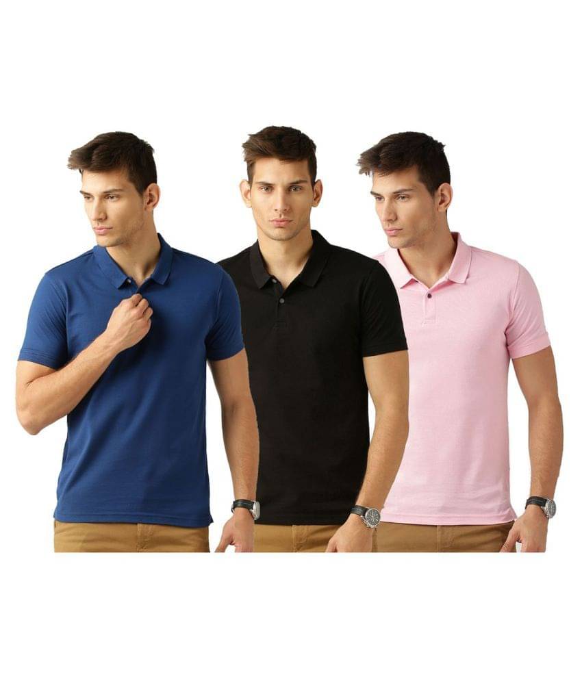 Galatea Multicolor Slim Fit Polo T Shirt Galatea Multicolor Slim Fit Polo T Shirt