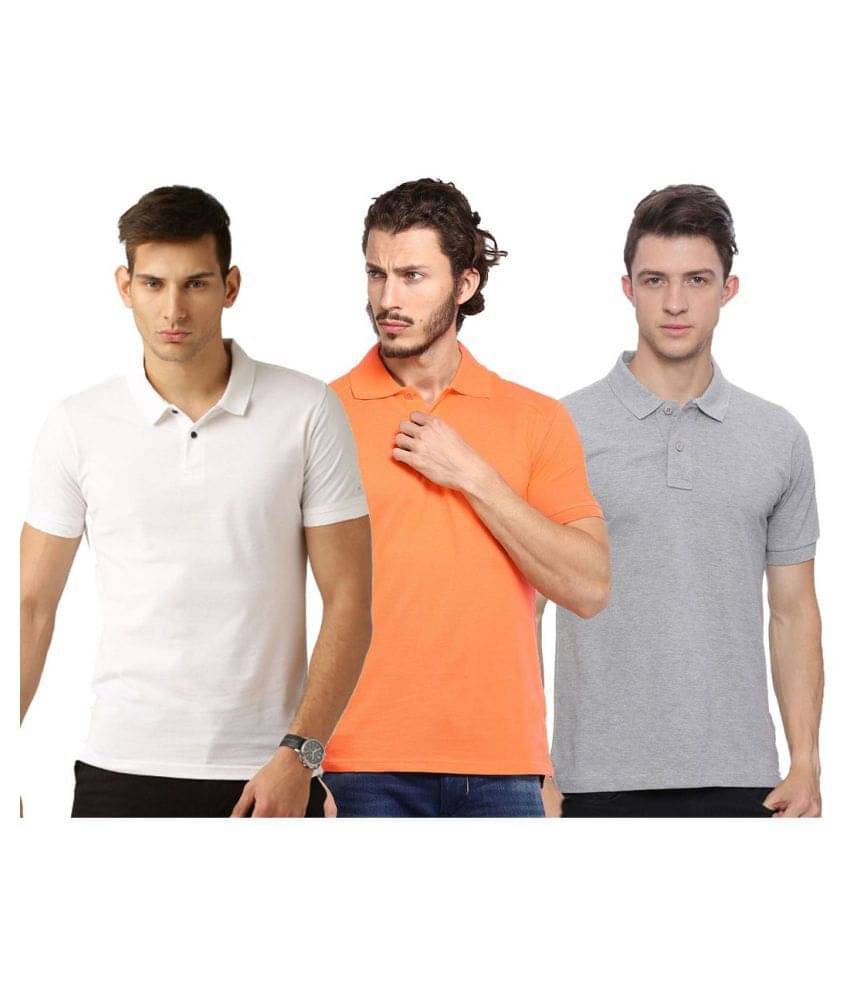     			Galatea Multicolor Slim Fit Polo T Shirt