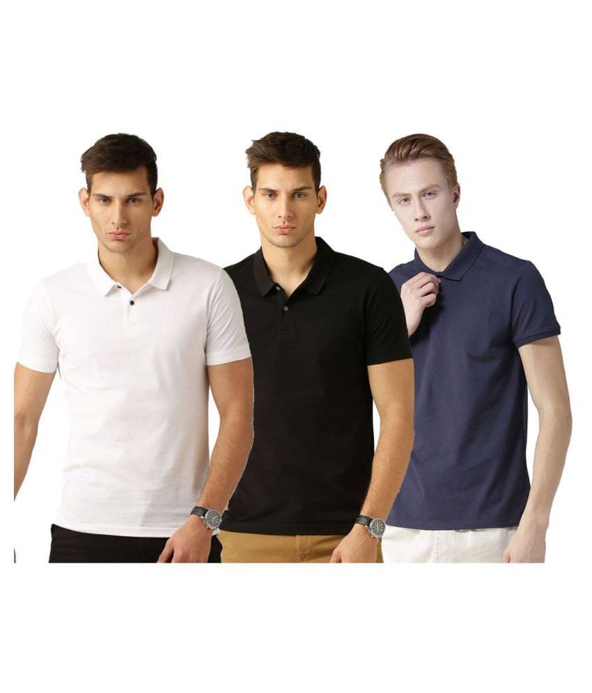 Galatea Multicolor Slim Fit Polo T Shirt Galatea Multicolor Slim Fit Polo T Shirt