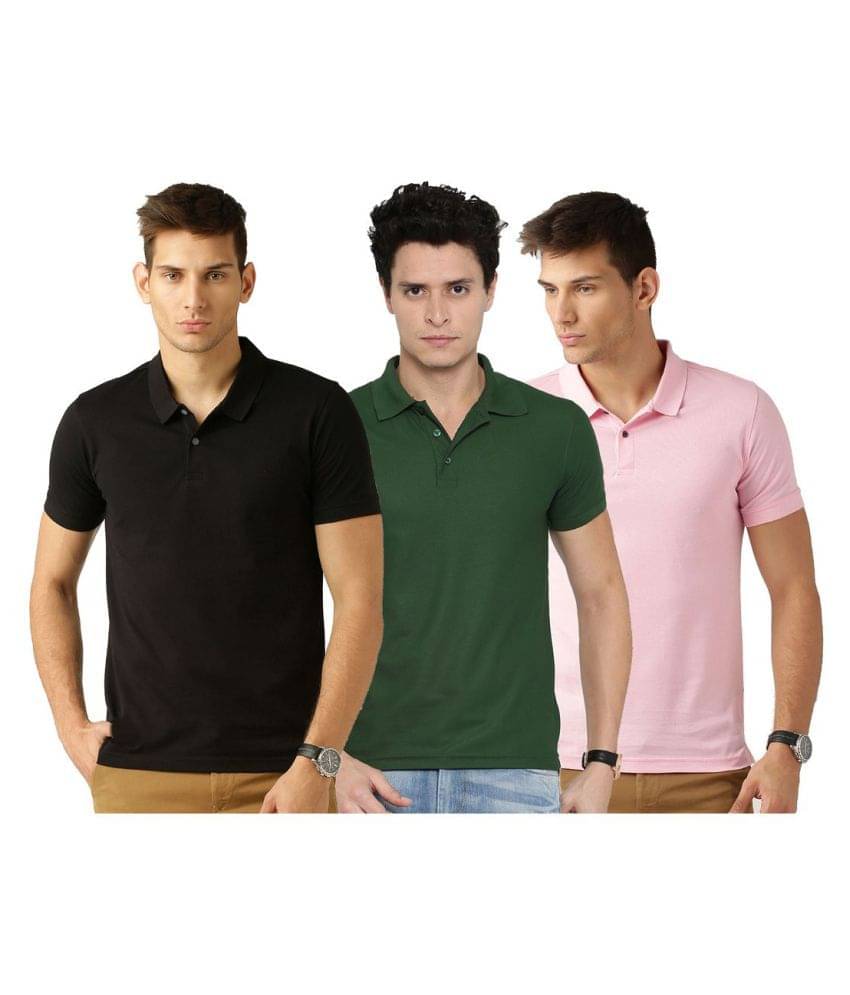     			Galatea Multicolor Slim Fit Polo T Shirt