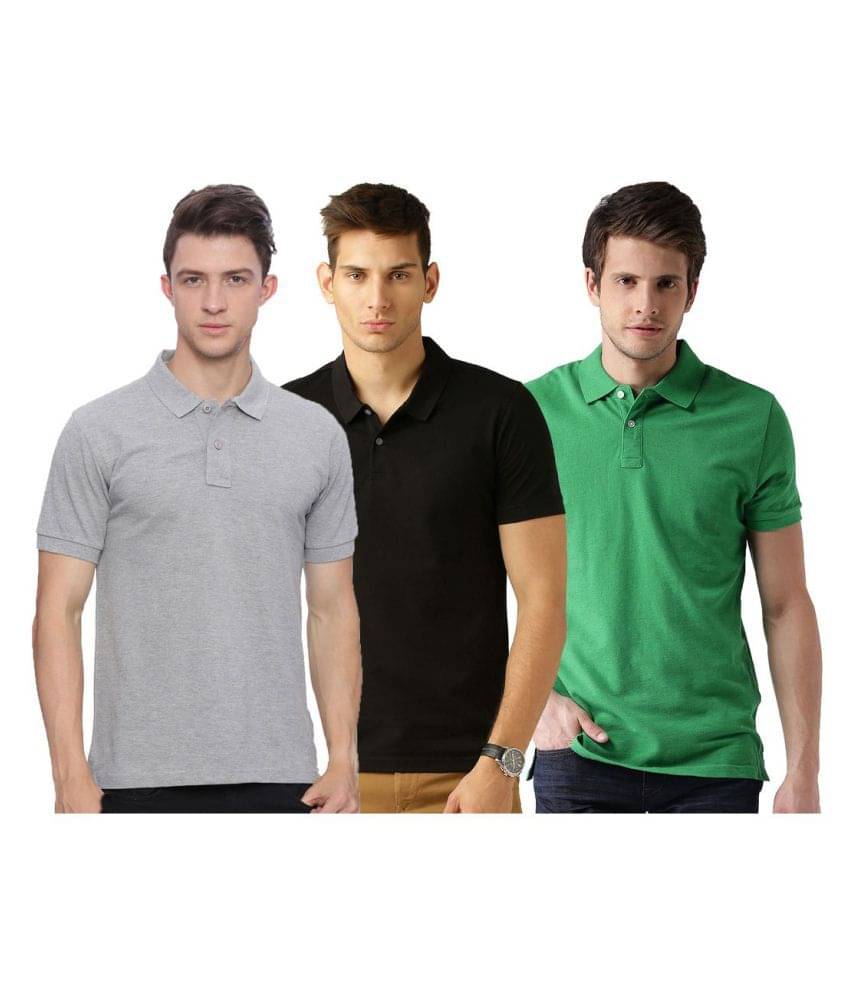 Galatea Multicolor Slim Fit Polo T Shirt Galatea Multicolor Slim Fit Polo T Shirt