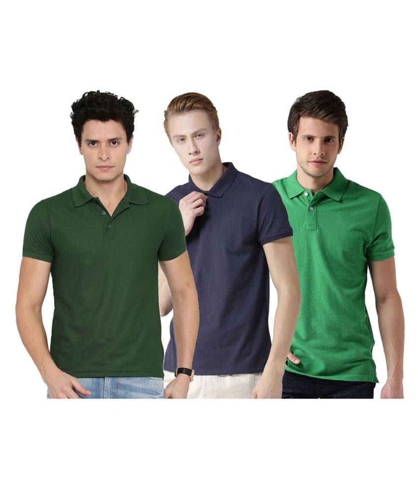 Galatea Multicolor Slim Fit Polo T Shirt Galatea Multicolor Slim Fit Polo T Shirt