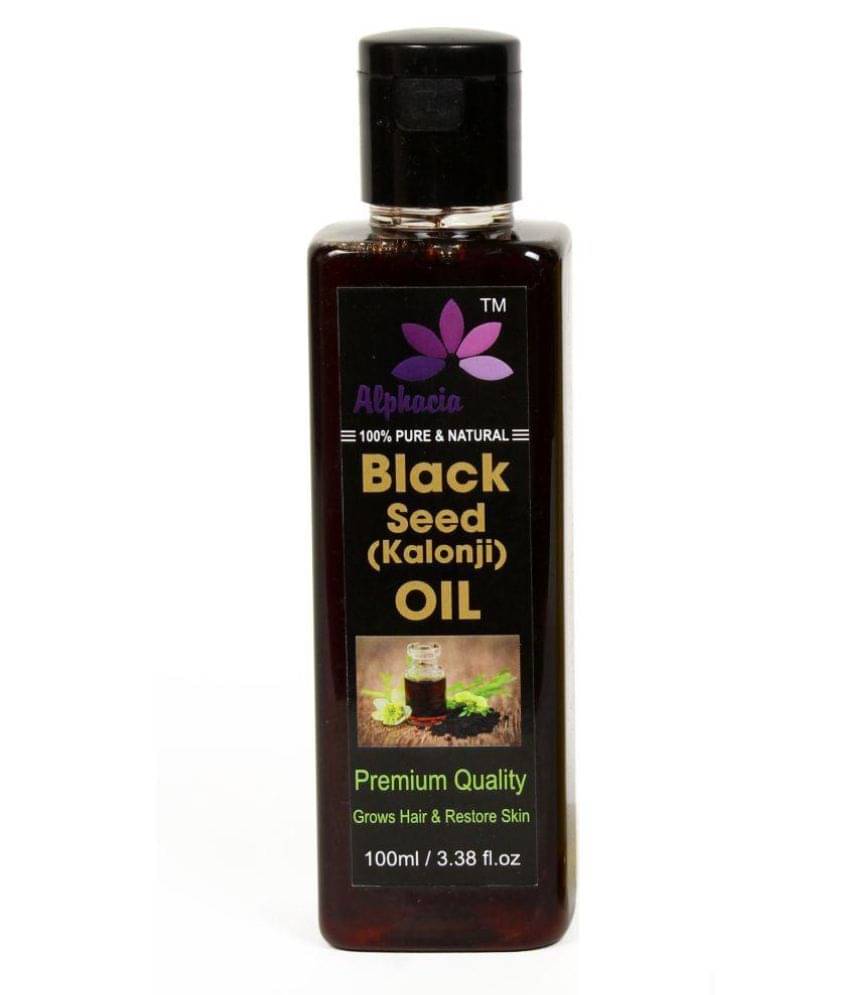 Alphacia 100% Pure & Natural Black seed (Kalonji) Hair Oil & Skin Oil 100 ml Alphacia 100% Pure & Natural Black seed (Kalonji) Hair Oil & Skin Oil 100 ml