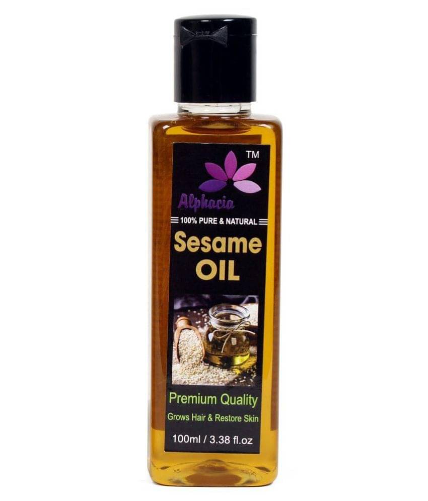 Alphacia 100% Pure & Natural Sesame Oil Hair Oil 100 ml Alphacia 100% Pure & Natural Sesame Oil Hair Oil 100 ml