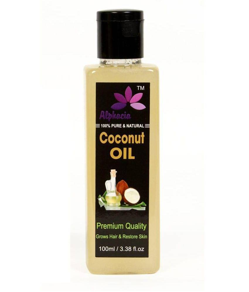 Alphacia 100% Pure & Natural Virgin Coconut Oil Hair Oil & Skin Oil 100 ml Alphacia 100% Pure & Natural Virgin Coconut Oil Hair Oil & Skin Oil 100 ml