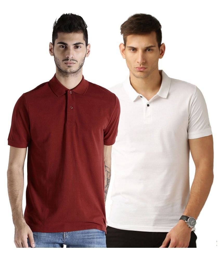     			Galatea Multicolor Slim Fit Polo T Shirt