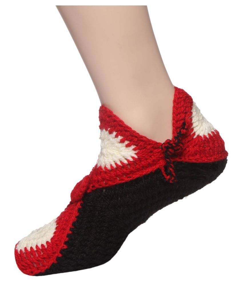 KC Store - Multicolor Woollen Women's Ankle Length Socks ( Pack of 1 ) KC Store - Multicolor Woollen Women's Ankle Length Socks ( Pack of 1 )