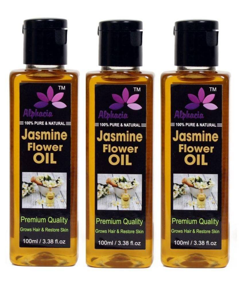     			Alphacia 100% Pure & Natural Jasmine ( Chameli) Hair Oil & Skin Oil 300 ml Pack of 3