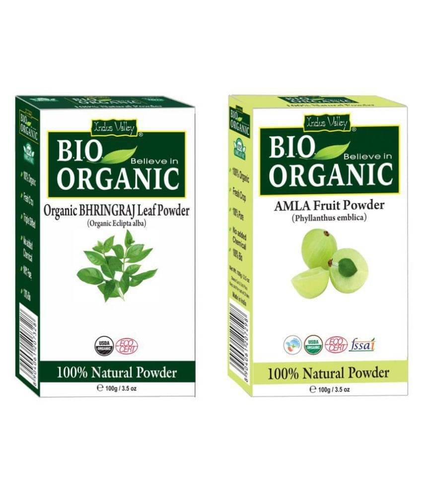     			Indus Valley Bhringraj+Amla Powder Herbs Hair Mask For All Type Of Hair 200G (Pack)