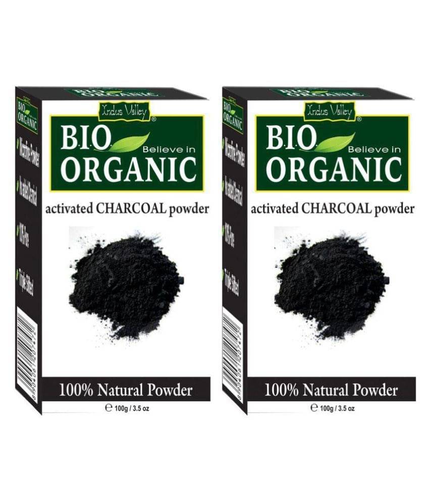     			Indus Valley Wood Charcoal Powder Clays Skin Care For All Skin Type 200G (Pack of 2)