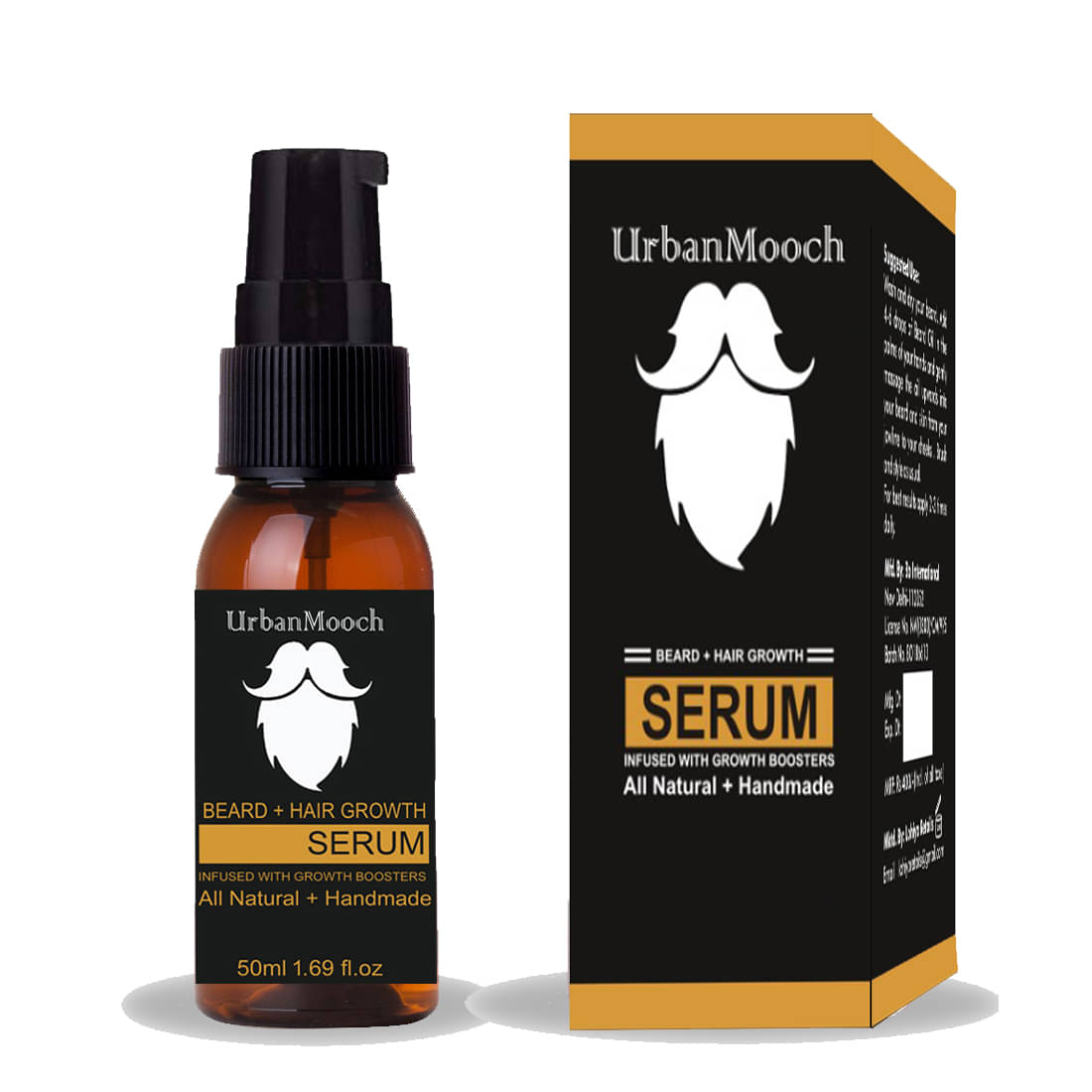 UrbanMooch Hair and Beard Oil Serum 50 ml UrbanMooch Hair and Beard Oil Serum 50 ml