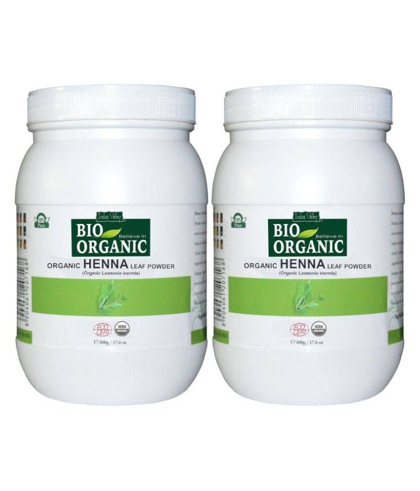 Indus Valley Henna Leaf Powder Hair Colour For Coloring Hair For All Type Of Hair 1000G (Pack of     			Indus Valley Henna Leaf Powder Hair Colour For Coloring Hair For All Type Of Hair 1000G (Pack of