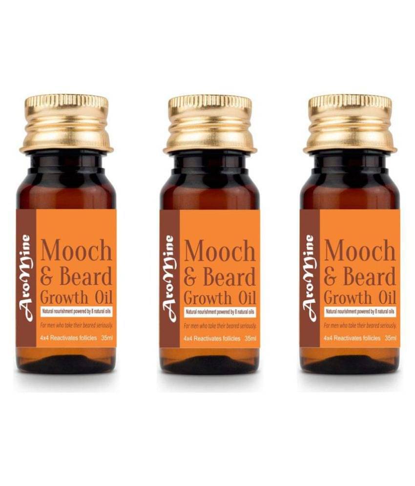 Aromine Hair & Beard Oil For Growth 105 ml Pack of 3 Aromine Hair & Beard Oil For Growth 105 ml Pack of 3