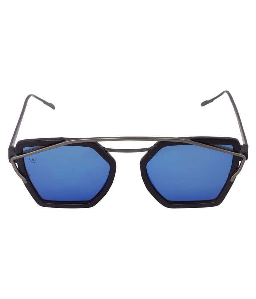 Walrus - Blue Panto Sunglasses ( WS-CRN-III-030218 ) - Sunglasses | Buy online on ZillyBuy