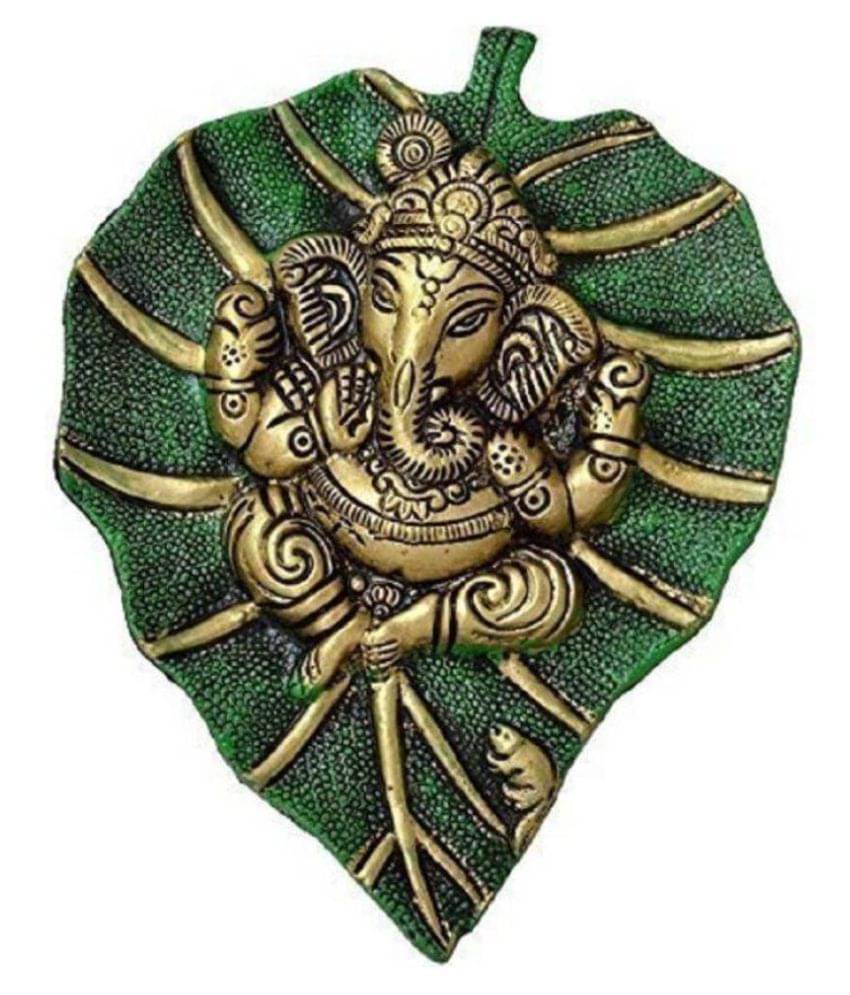    			Ganesh ji On Pan Leaf(Green)