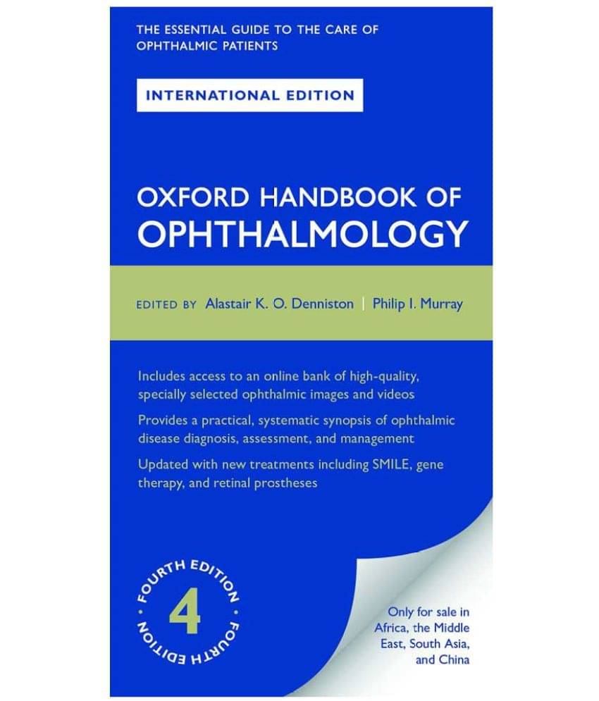     			Oxford Handbook of Ophthalmology : Fourth Edition