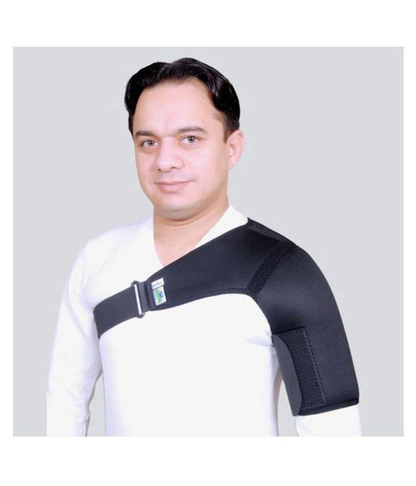 Hiakan International Compression Shoulder Support Neoprene (Left) Free Size Hiakan International Compression Shoulder Support Neoprene (Left) Free Size