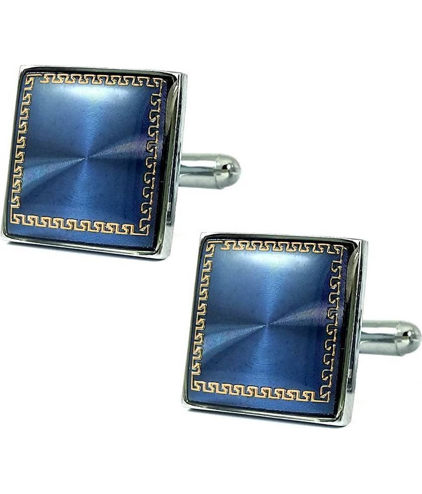 The Jewelbox Blue Brass & Copper etc Cufflinks - Jewellery Sets | Buy online on ZillyBuy