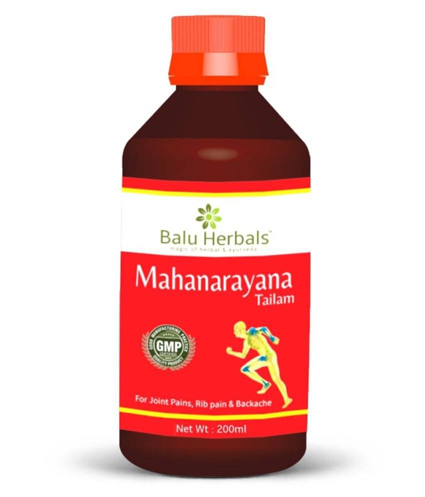     			BALU HERBALS AYURVEDA Mahanarayana Thailam Oil 200 Ml Pack of 1