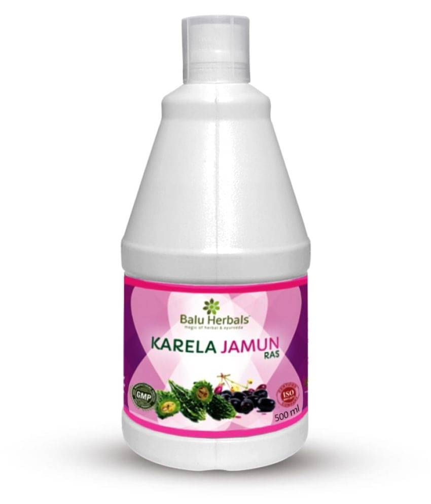     			BALU HERBALS AYURVEDA kARELA JAMUN JUICE 500ml Liquid 500 ml Pack Of 1