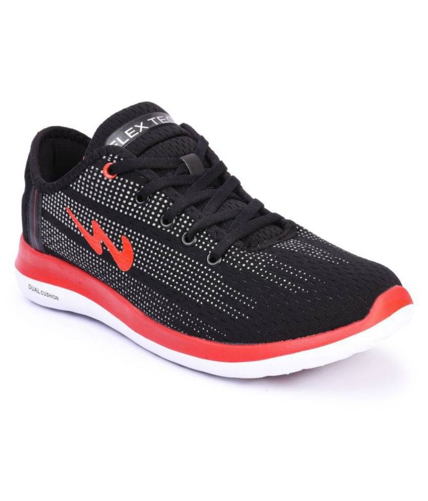 Campus BATTLE X-10 Black Running Shoes Campus BATTLE X-10 Black Running Shoes