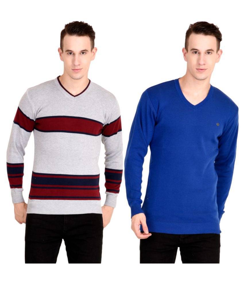 NEUVIN Multi V Neck Sweater NEUVIN Multi V Neck Sweater