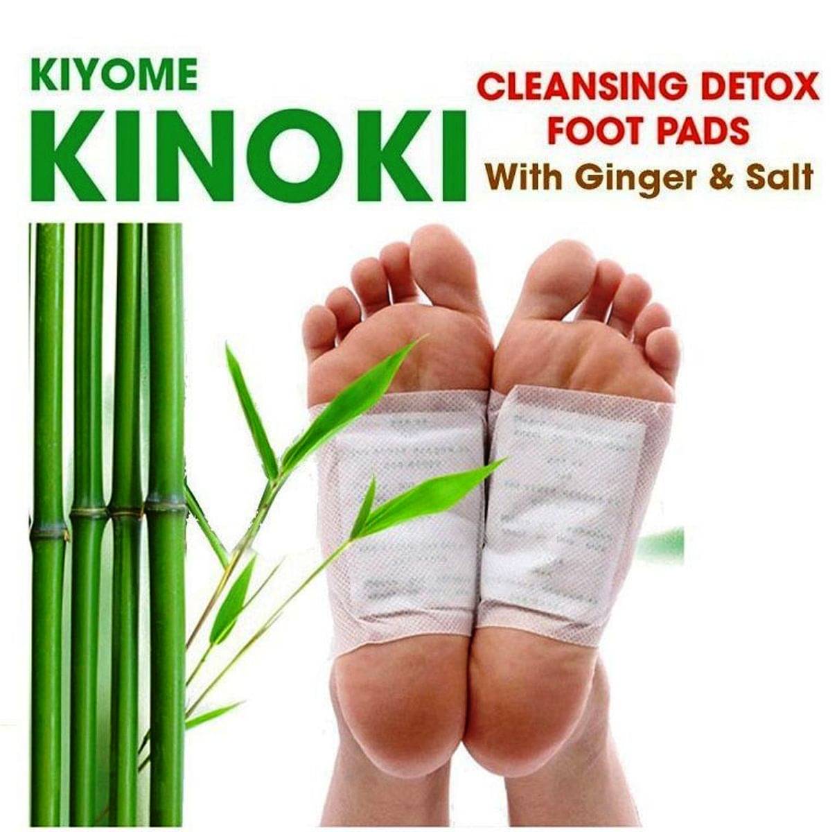 Kinoki - Kinoki Cleansing Detox Foot Patches 10 Adhesive Pads Kit Natural Unwanted Toxins Remover (Free Size) Kinoki - Kinoki Cleansing Detox Foot Patches 10 Adhesive Pads Kit Natural Unwanted Toxins Remover (Free Size)